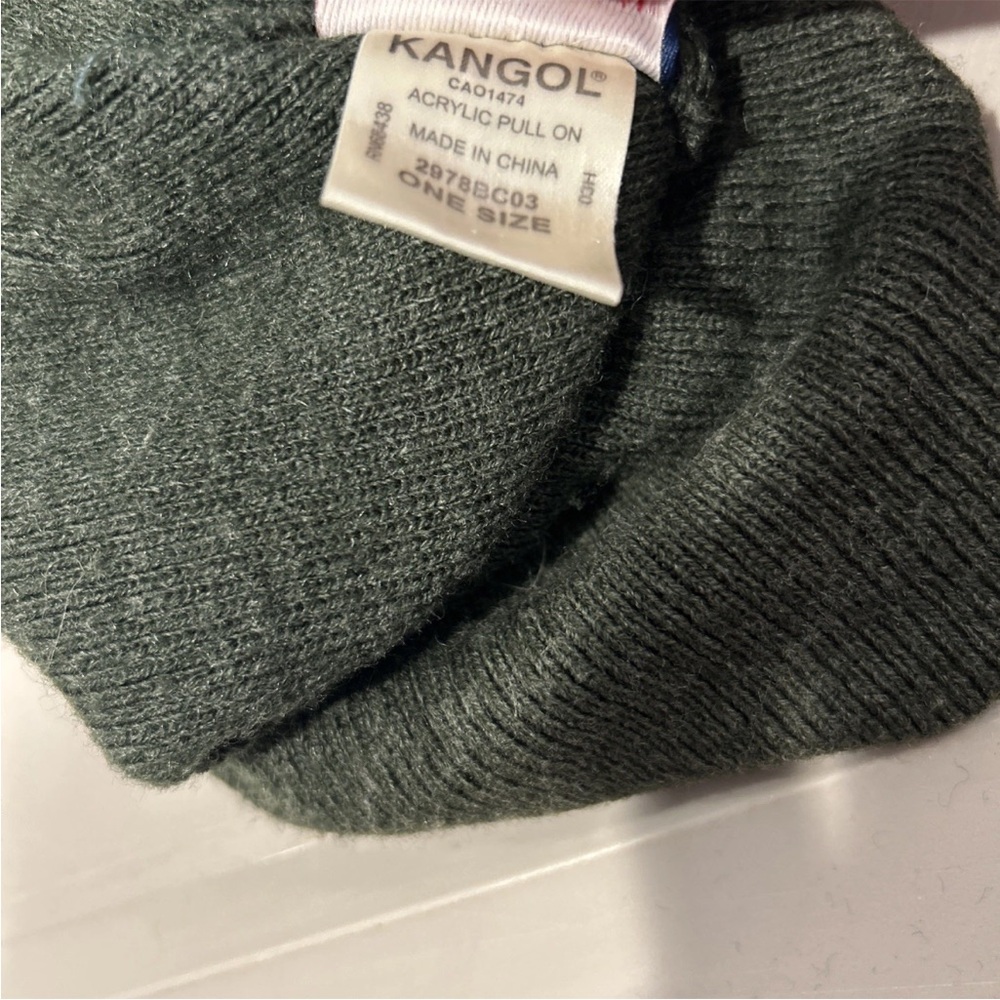 Kangol Winter Cuffed Beanie Hat Gray OSFM Wool Blend Toboggan Snow Warm Unisex - Picture 5 of 5